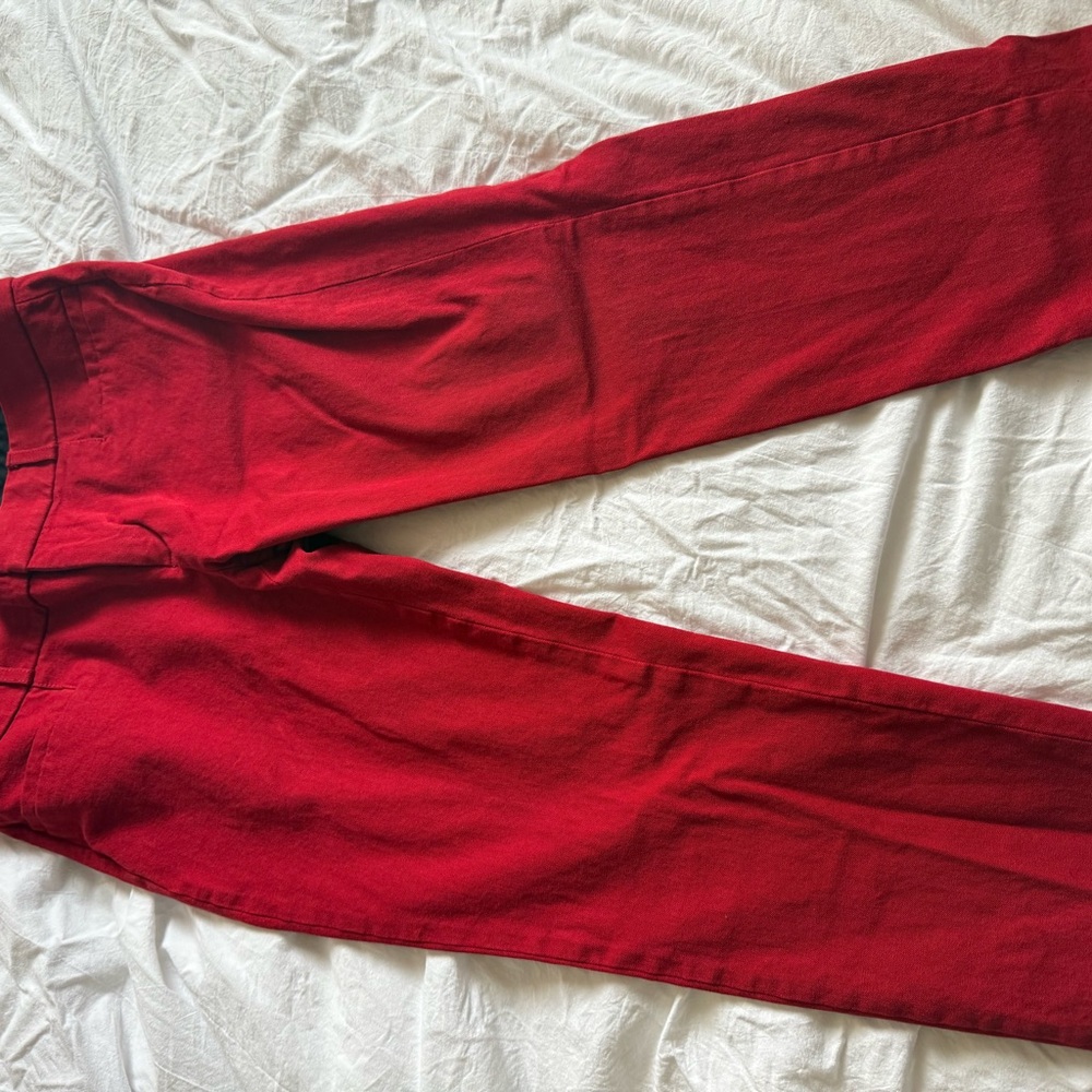 Banana Republic Women's Red Cropped Pants